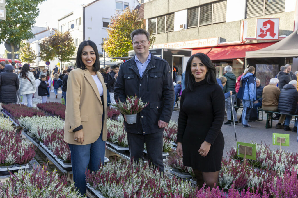 Eberhard Keller auf dem Ebersbacher Herbst in der Innenstadt